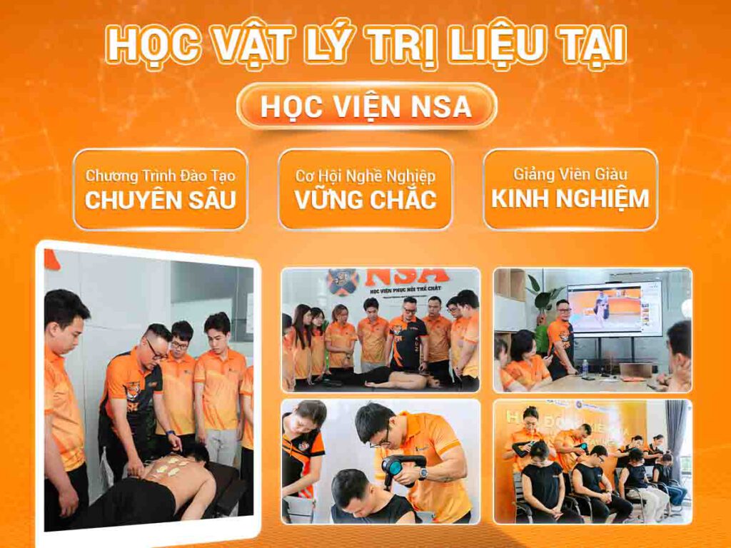 Đăng ký học vật lý trị liệu tại Học Viện NSA